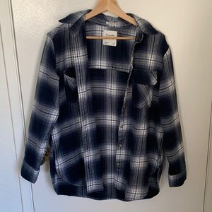 Abercrombie oversized flannel shirt